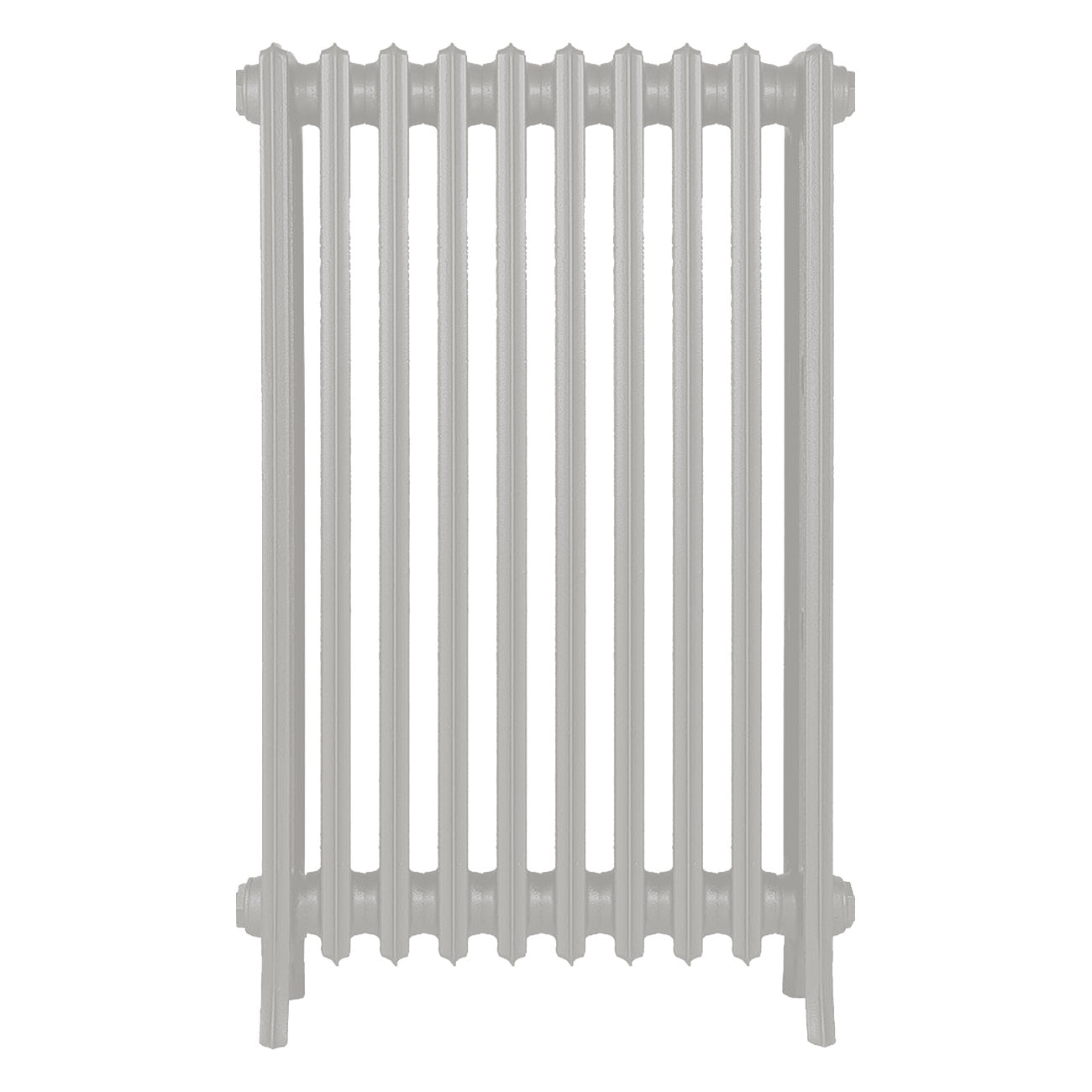 Grace - Pebble Grey Cast Iron Column Radiator H950mm x W635mm 4 Column - Floor Standing