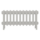 Grace - Pebble Grey Cast Iron Column Radiator H300mm x W696mm 4 Column - Wall Hung
