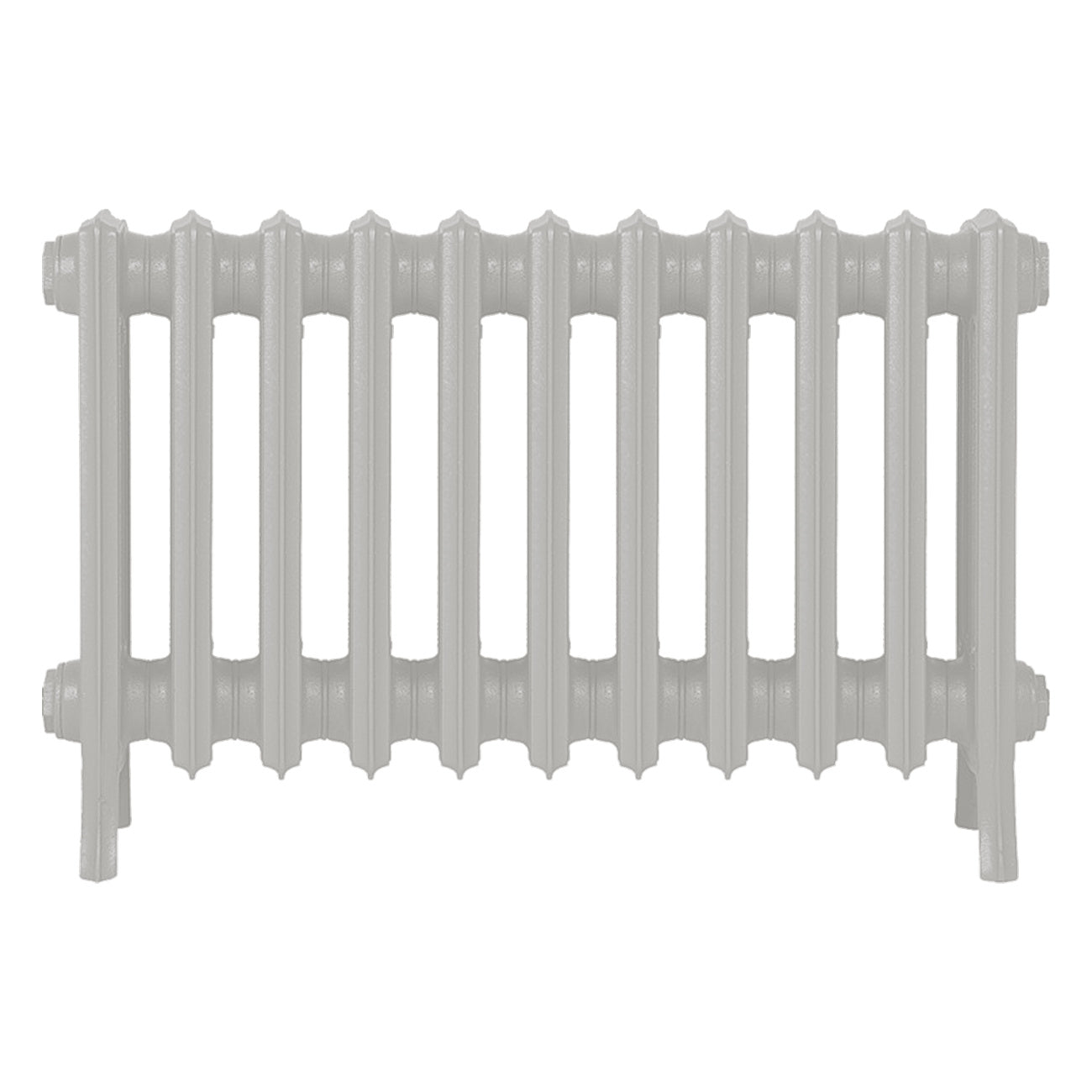 Grace - Pebble Grey Cast Iron Column Radiator H450mm x W696mm 4 Column - Wall Hung