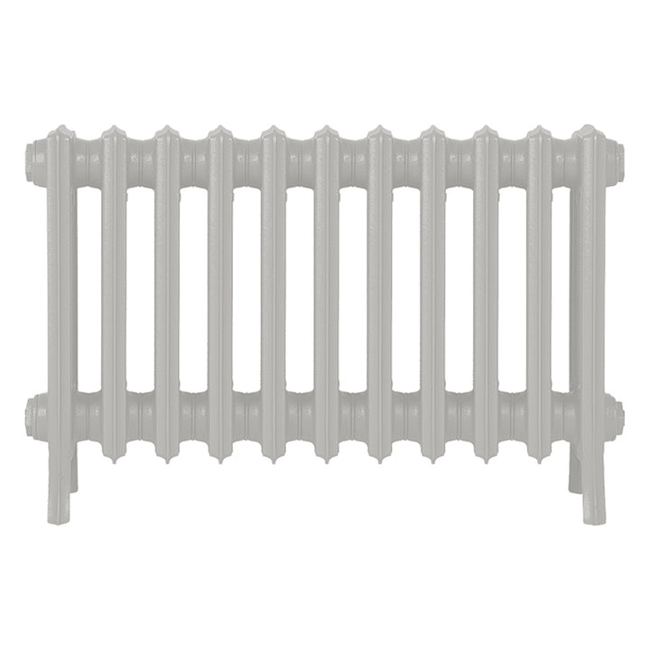 Grace - Pebble Grey Cast Iron Column Radiator H450mm x W696mm 4 Column - Wall Hung
