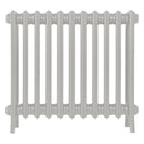 Grace - Pebble Grey Cast Iron Column Radiator H650mm x W696mm 4 Column - Floor Standing