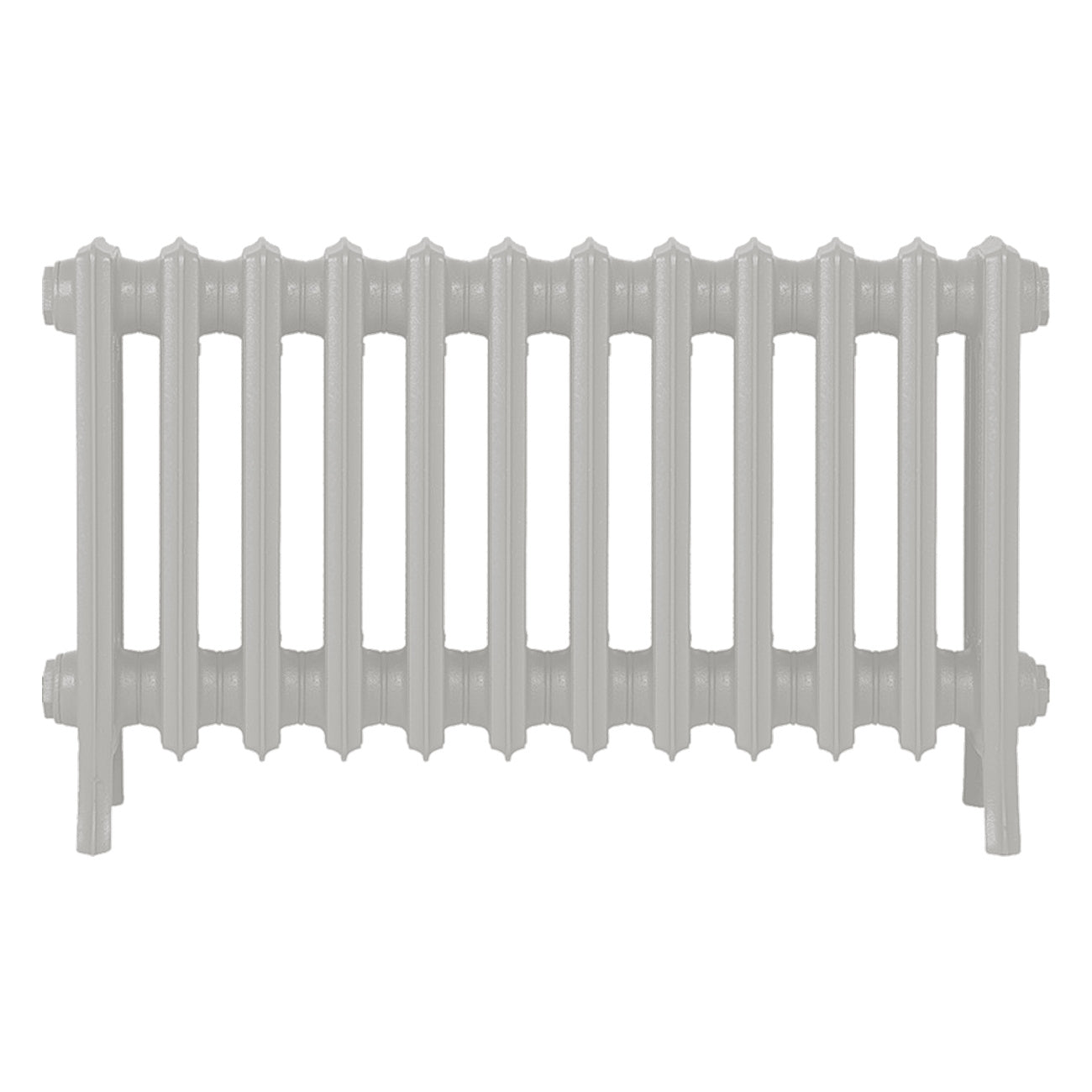 Grace - Pebble Grey Cast Iron Column Radiator H450mm x W756mm 4 Column - Wall Hung