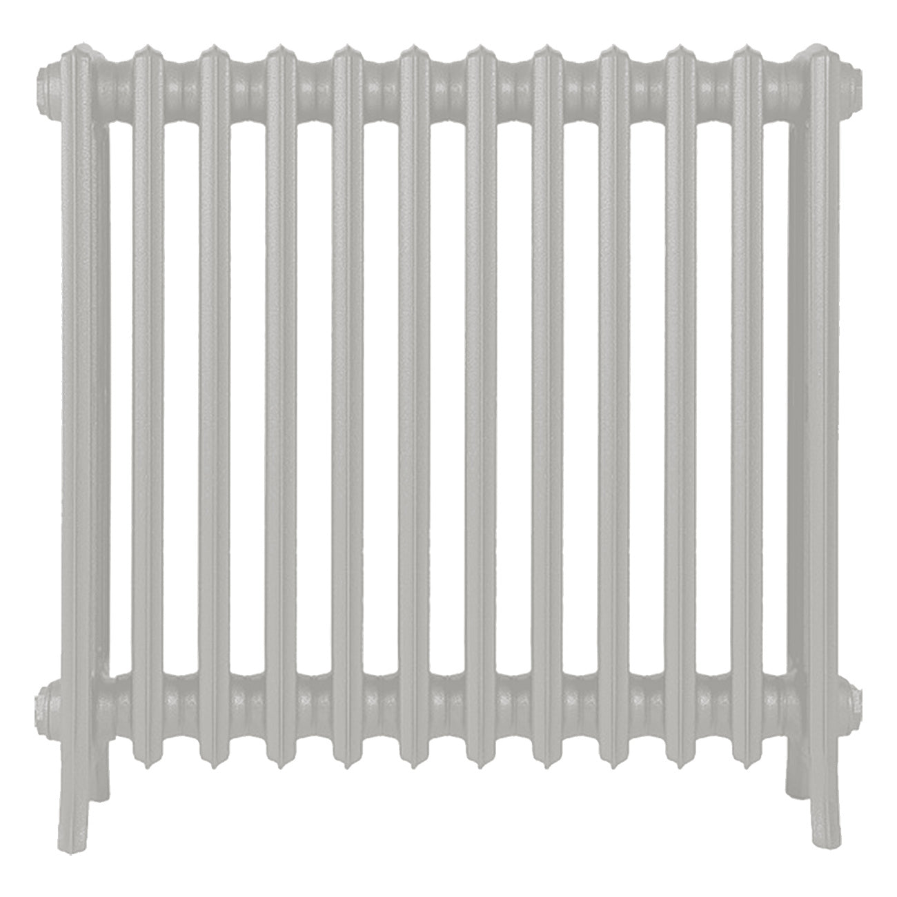 Grace - Pebble Grey Cast Iron Column Radiator H700mm x W756mm 4 Column - Wall Hung