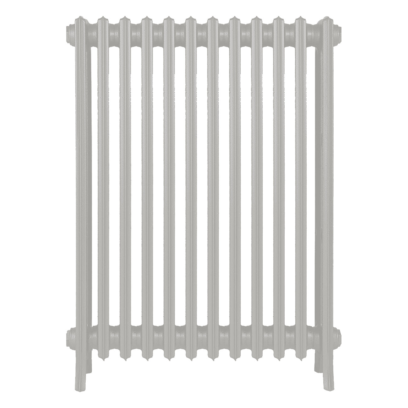 Grace - Pebble Grey Cast Iron Column Radiator H950mm x W756mm 4 Column - Floor Standing