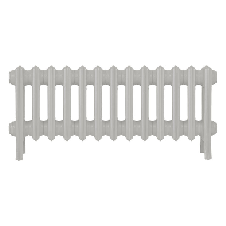 Grace - Pebble Grey Cast Iron Column Radiator H300mm x W817mm 4 Column - Wall Hung