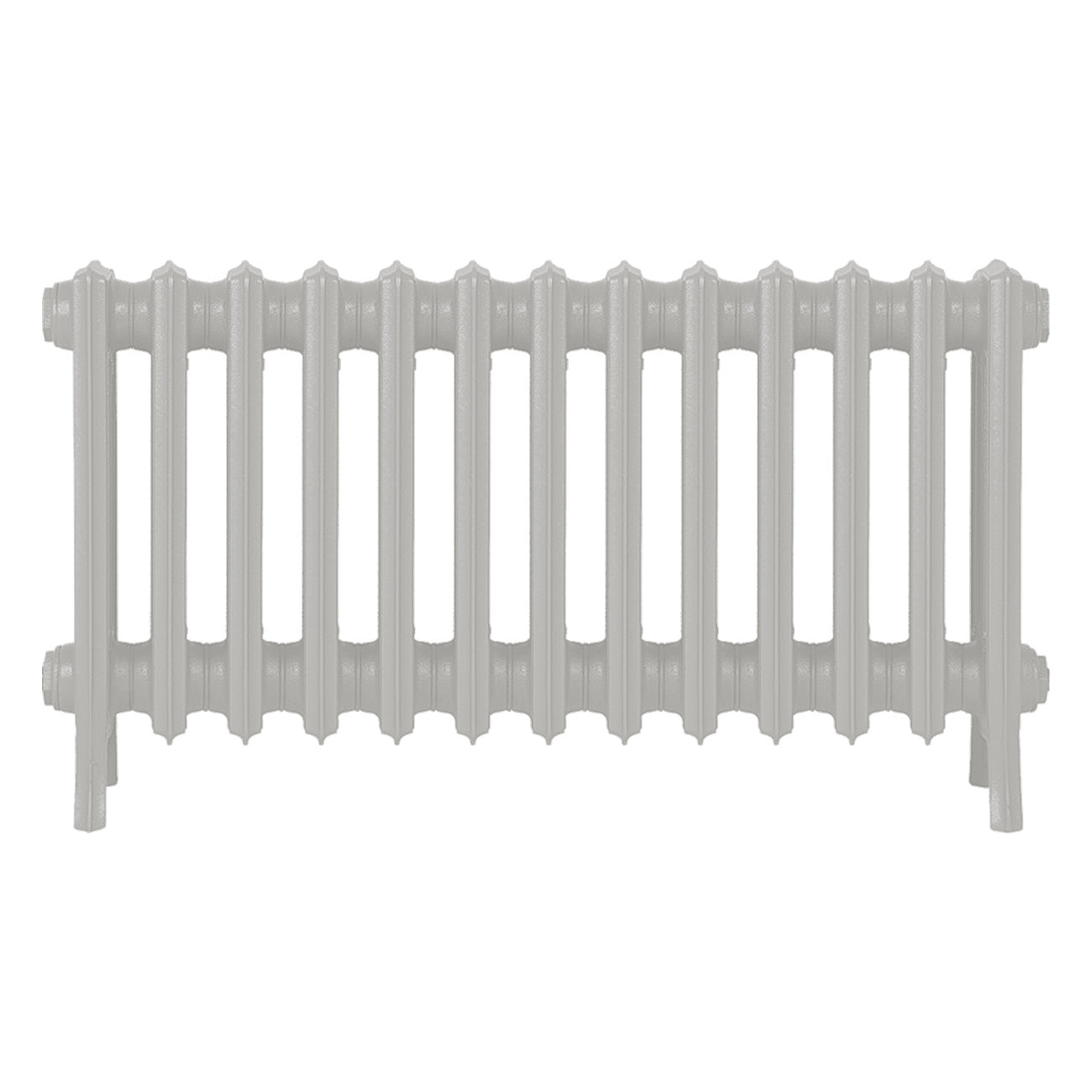 Grace - Pebble Grey Cast Iron Column Radiator H450mm x W817mm 4 Column - Wall Hung
