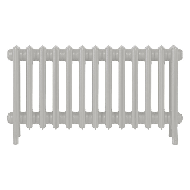 Grace - Pebble Grey Cast Iron Column Radiator H450mm x W817mm 4 Column - Wall Hung