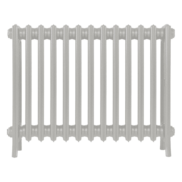 Grace - Pebble Grey Cast Iron Column Radiator H650mm x W817mm 4 Column - Floor Standing
