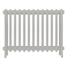 Grace - Pebble Grey Cast Iron Column Radiator H650mm x W817mm 4 Column - Floor Standing