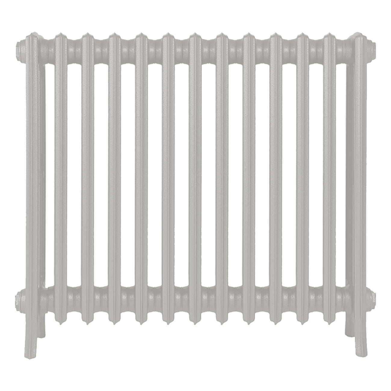 Grace - Pebble Grey Cast Iron Column Radiator H700mm x W817mm 4 Column - Wall Hung