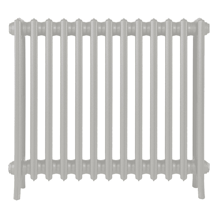 Grace - Pebble Grey Cast Iron Column Radiator H700mm x W817mm 4 Column - Wall Hung