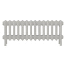 Grace - Pebble Grey Cast Iron Column Radiator H300mm x W877mm 4 Column - Wall Hung