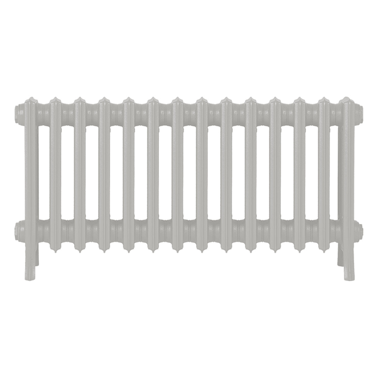 Grace - Pebble Grey Cast Iron Column Radiator H450mm x W877mm 4 Column - Wall Hung