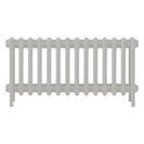 Grace - Pebble Grey Cast Iron Column Radiator H450mm x W877mm 4 Column - Wall Hung
