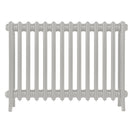 Grace - Pebble Grey Cast Iron Column Radiator H600mm x W877mm 4 Column - Wall Hung