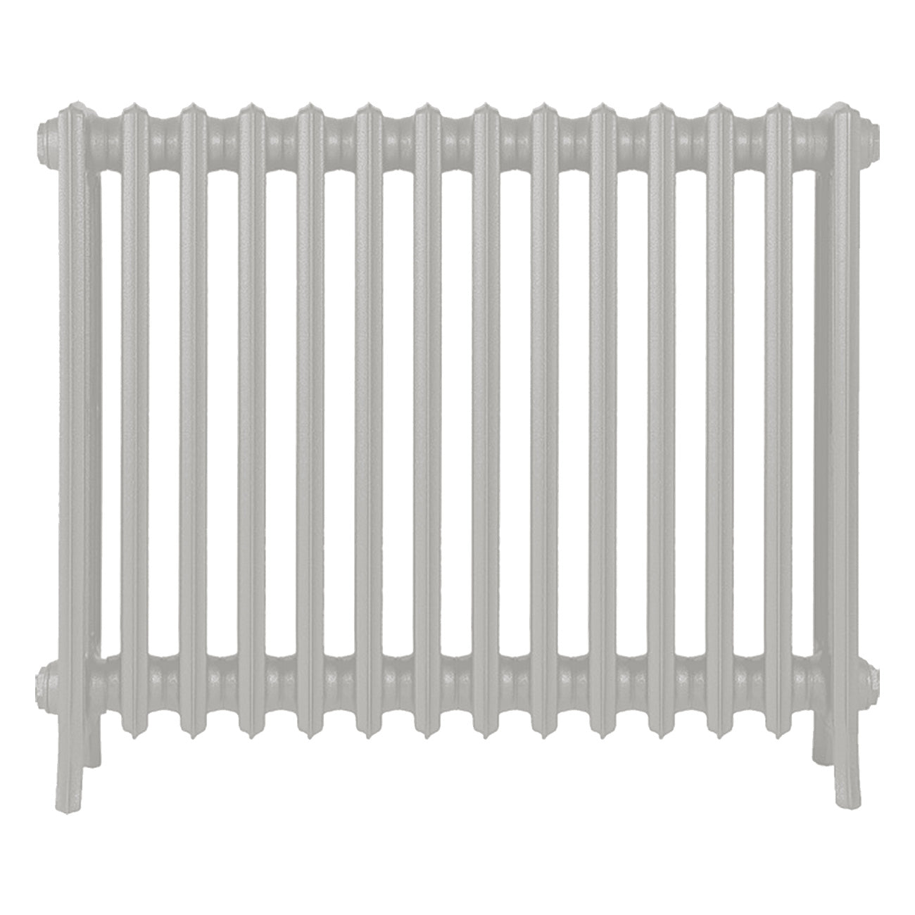 Grace - Pebble Grey Cast Iron Column Radiator H700mm x W877mm 4 Column - Wall Hung