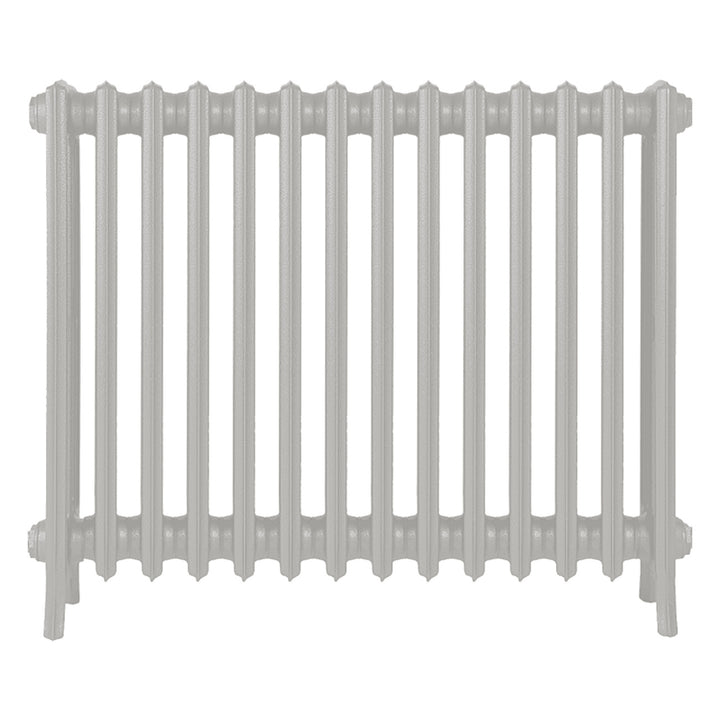Grace - Pebble Grey Cast Iron Column Radiator H700mm x W877mm 4 Column - Wall Hung