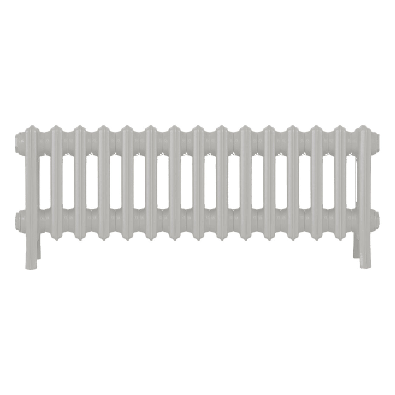 Grace - Pebble Grey Cast Iron Column Radiator H300mm x W938mm 4 Column - Wall Hung