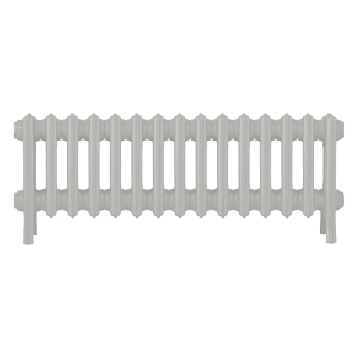 Grace - Pebble Grey Cast Iron Column Radiator H300mm x W938mm 4 Column - Wall Hung