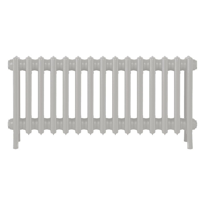 Grace - Pebble Grey Cast Iron Column Radiator H450mm x W938mm 4 Column - Wall Hung