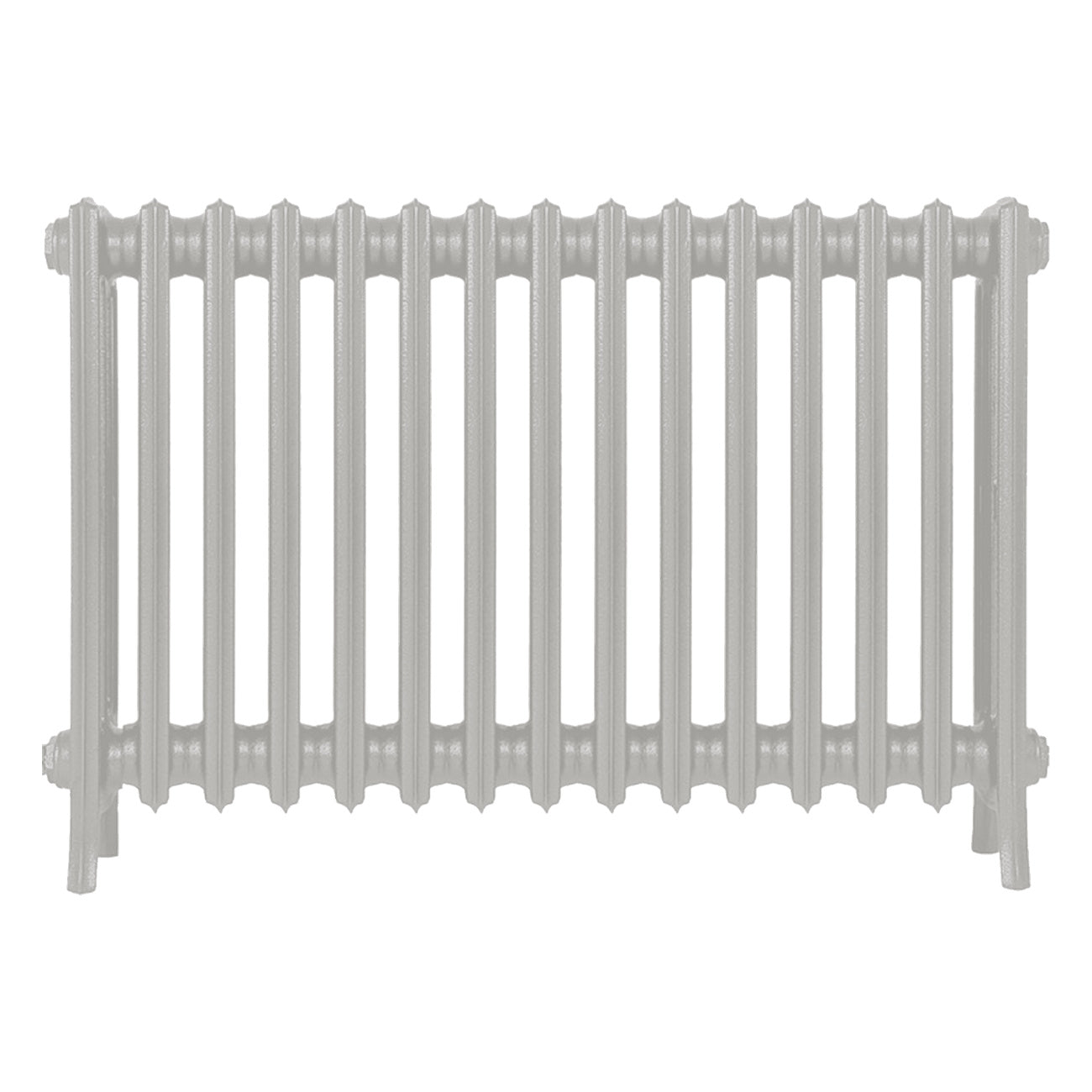 Grace - Pebble Grey Cast Iron Column Radiator H600mm x W938mm 4 Column - Wall Hung