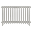 Grace - Pebble Grey Cast Iron Column Radiator H600mm x W938mm 4 Column - Wall Hung