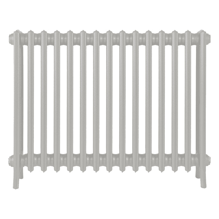 Grace - Pebble Grey Cast Iron Column Radiator H700mm x W938mm 4 Column - Wall Hung