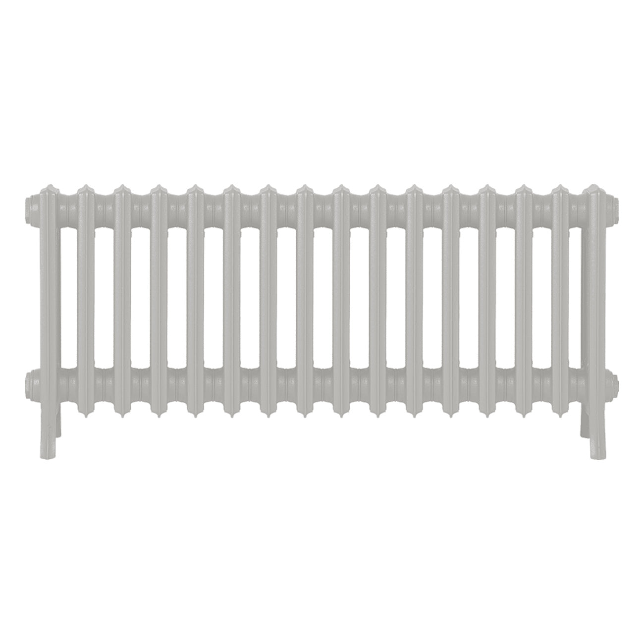 Grace - Pebble Grey Cast Iron Column Radiator H450mm x W998mm 4 Column - Wall Hung