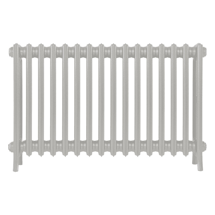 Grace - Pebble Grey Cast Iron Column Radiator H650mm x W998mm 4 Column - Floor Standing