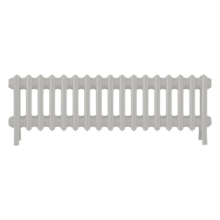 Grace - Pebble Grey Cast Iron Column Radiator H300mm x W1059mm 4 Column - Wall Hung