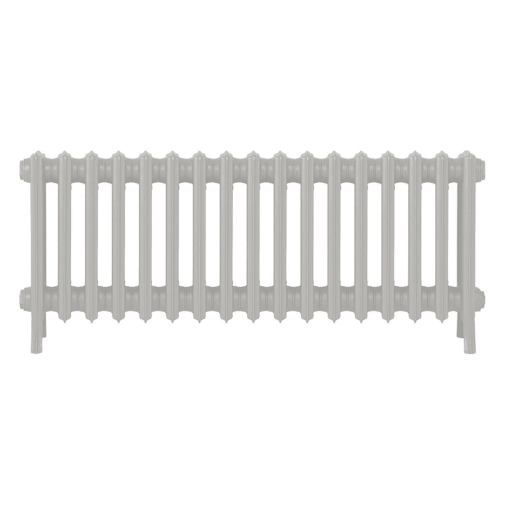 Grace - Pebble Grey Cast Iron Column Radiator H450mm x W1059mm 4 Column - Wall Hung