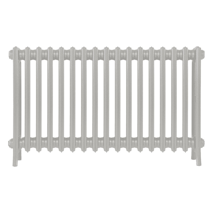 Grace - Pebble Grey Cast Iron Column Radiator H650mm x W1059mm 4 Column - Floor Standing