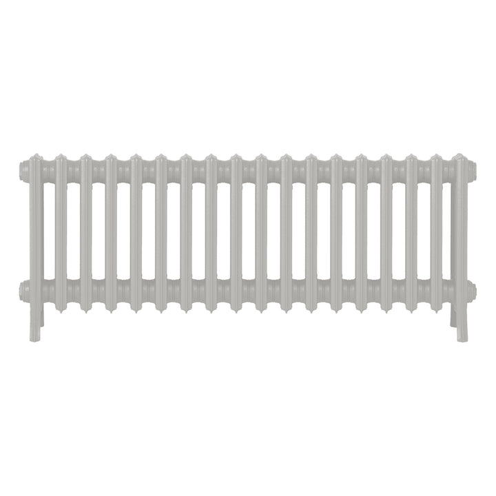 Grace - Pebble Grey Cast Iron Column Radiator H450mm x W1119mm 4 Column - Wall Hung