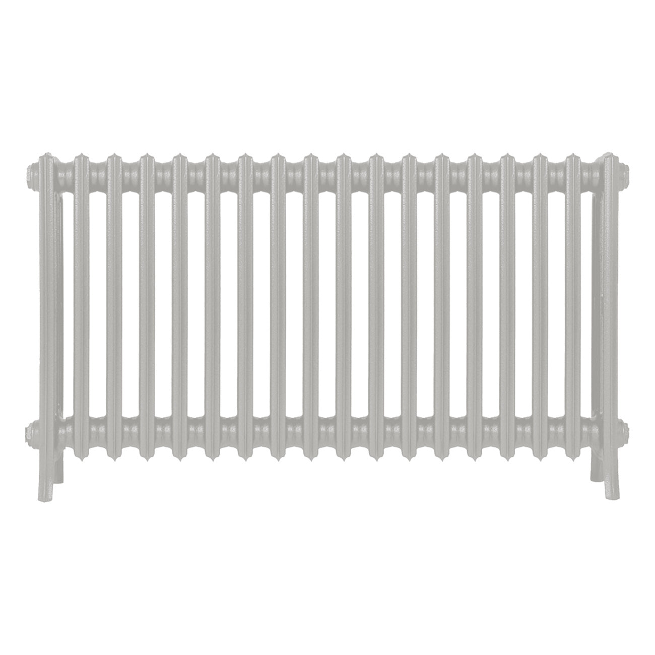 Grace - Pebble Grey Cast Iron Column Radiator H600mm x W1119mm 4 Column - Wall Hung