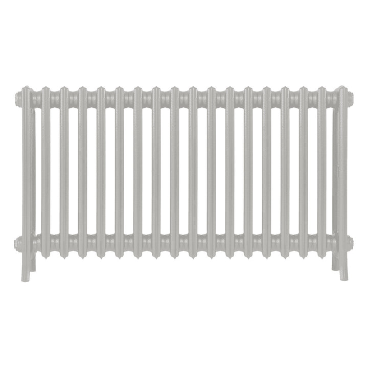 Grace - Pebble Grey Cast Iron Column Radiator H600mm x W1119mm 4 Column - Wall Hung