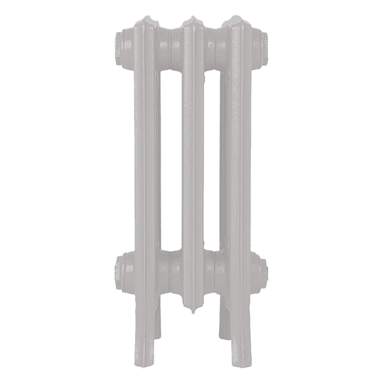 Grace - Pebble Grey Cast Iron Column Radiator H450mm x W212mm 4 Column - Wall Hung