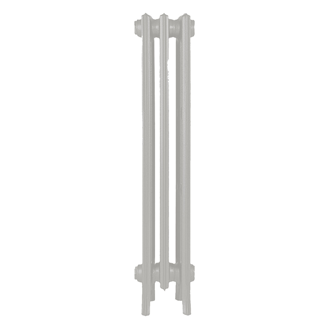 Grace - Pebble Grey Cast Iron Column Radiator H950mm x W212mm 4 Column - Floor Standing