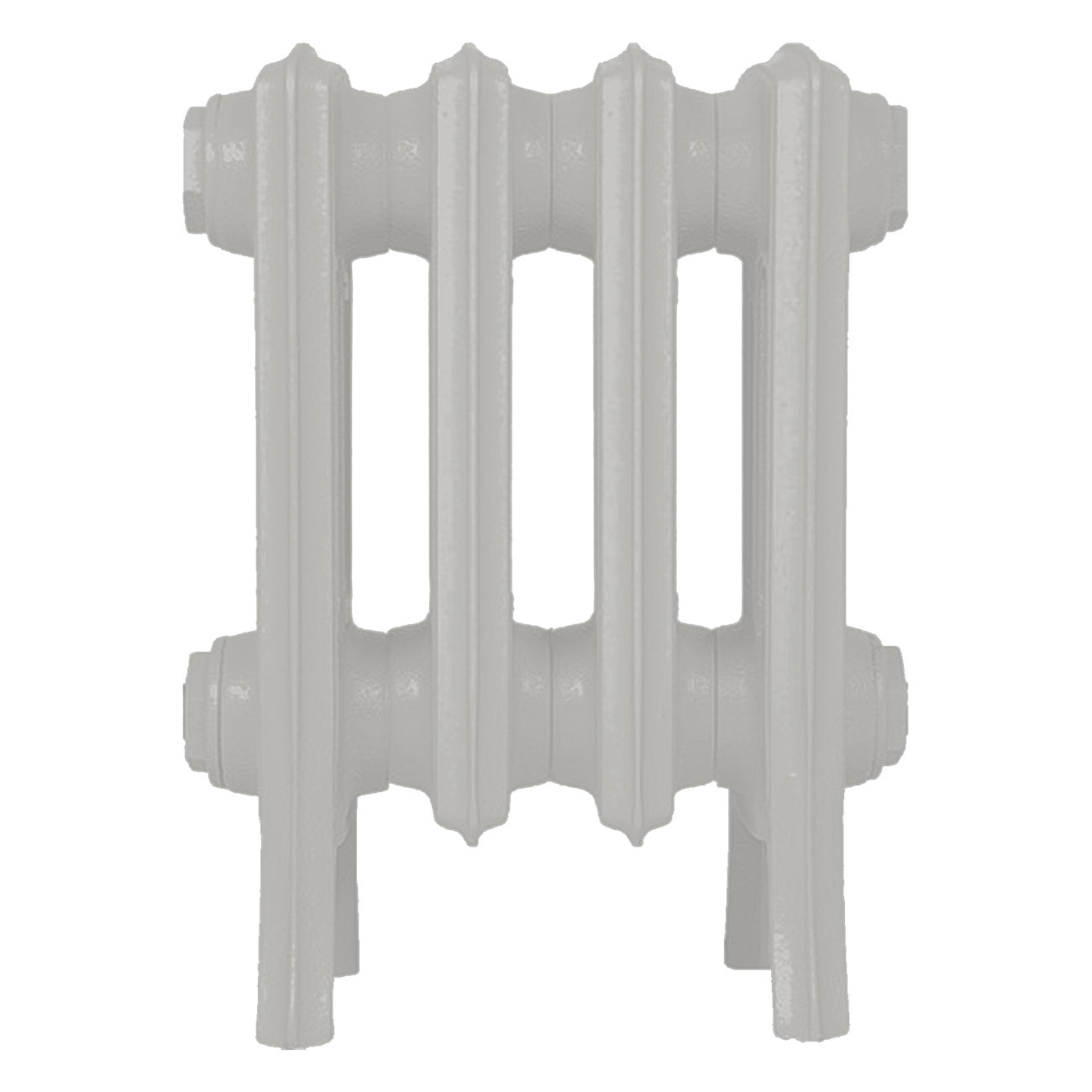 Grace - Pebble Grey Cast Iron Column Radiator H300mm x W272mm 4 Column - Wall Hung