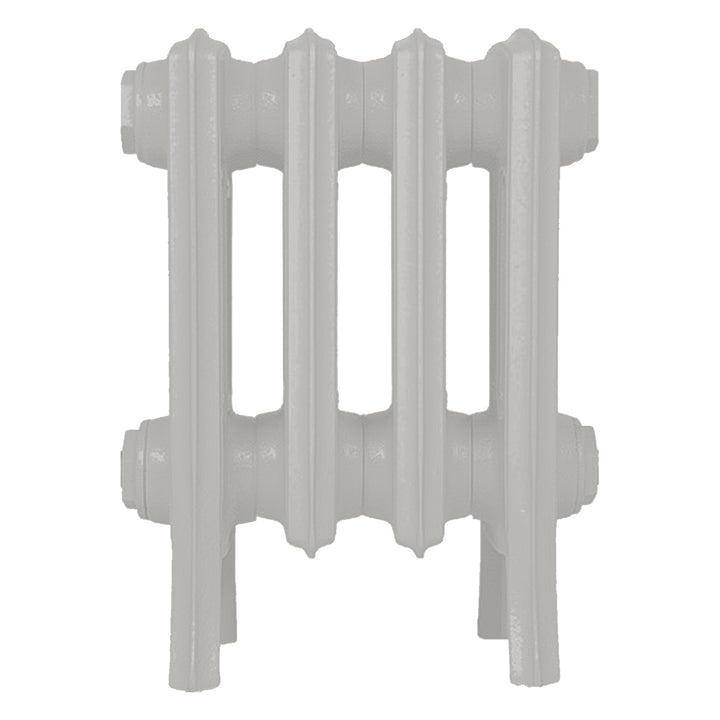 Grace - Pebble Grey Cast Iron Column Radiator H300mm x W272mm 4 Column - Wall Hung