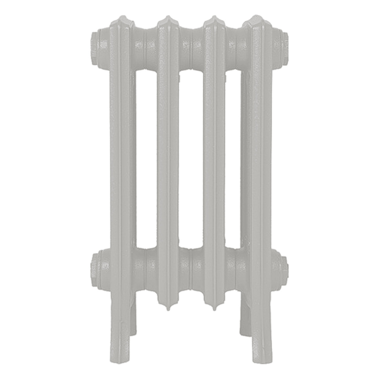 Grace - Pebble Grey Cast Iron Column Radiator H450mm x W272mm 4 Column - Wall Hung
