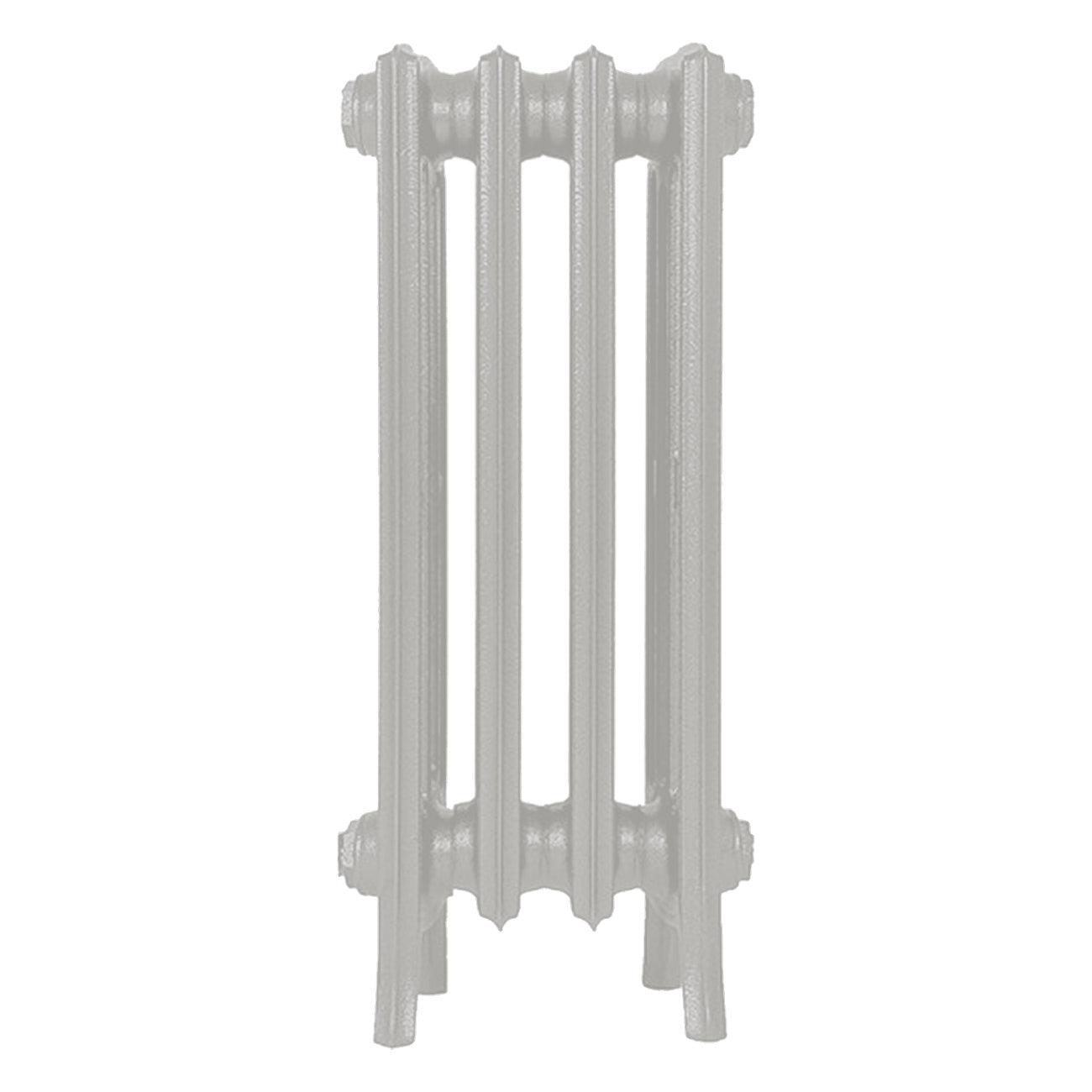 Grace - Pebble Grey Cast Iron Column Radiator H600mm x W272mm 4 Column - Wall Hung