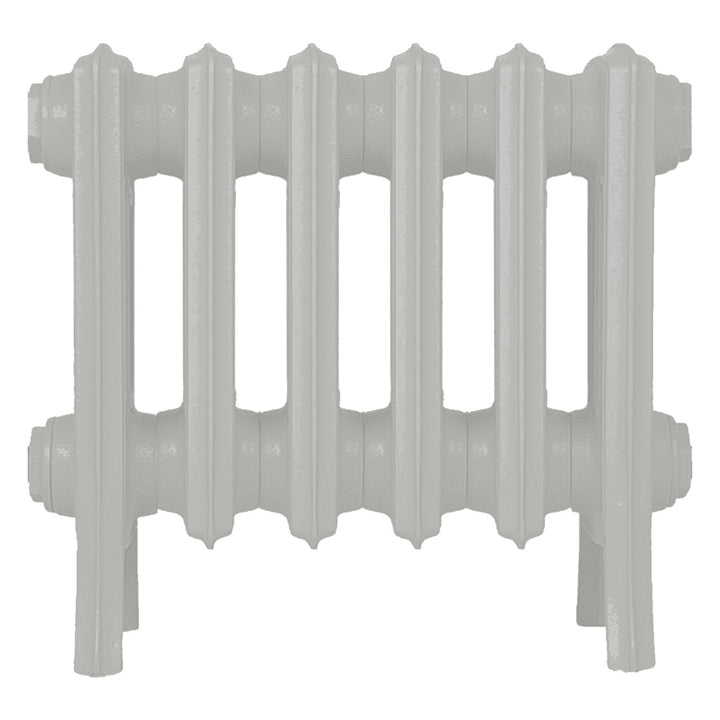 Grace - Pebble Grey Cast Iron Column Radiator H300mm x W393mm 4 Column - Wall Hung