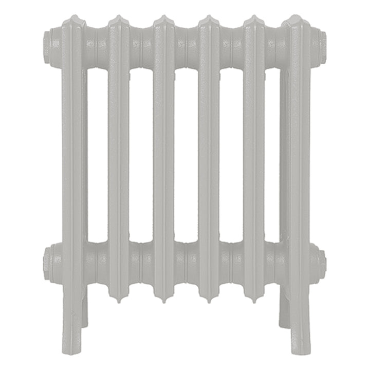 Grace - Pebble Grey Cast Iron Column Radiator H450mm x W393mm 4 Column - Wall Hung