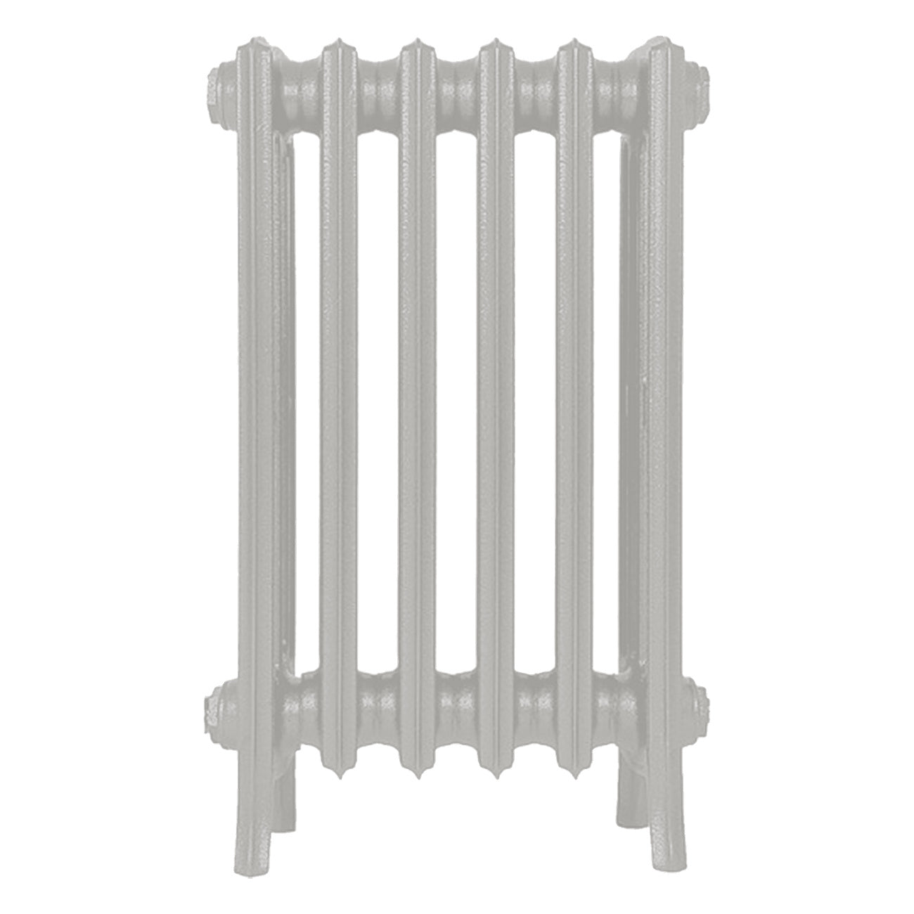 Grace - Pebble Grey Cast Iron Column Radiator H650mm x W393mm 4 Column - Floor Standing