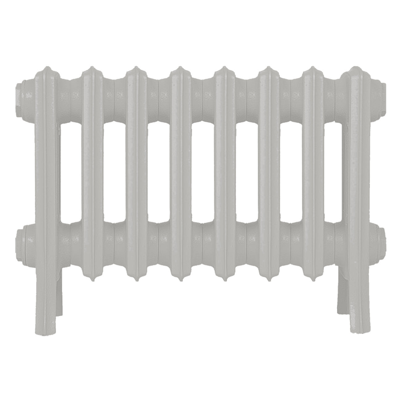 Grace - Pebble Grey Cast Iron Column Radiator H300mm x W514mm 4 Column - Wall Hung
