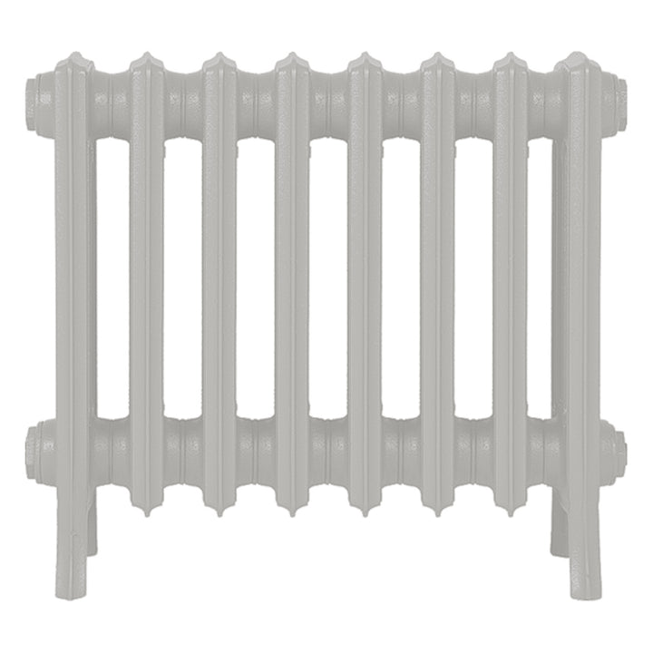 Grace - Pebble Grey Cast Iron Column Radiator H450mm x W514mm 4 Column - Wall Hung
