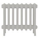 Grace - Pebble Grey Cast Iron Column Radiator H450mm x W514mm 4 Column - Wall Hung