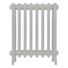 Grace - Pebble Grey Cast Iron Column Radiator H600mm x W514mm 4 Column - Wall Hung