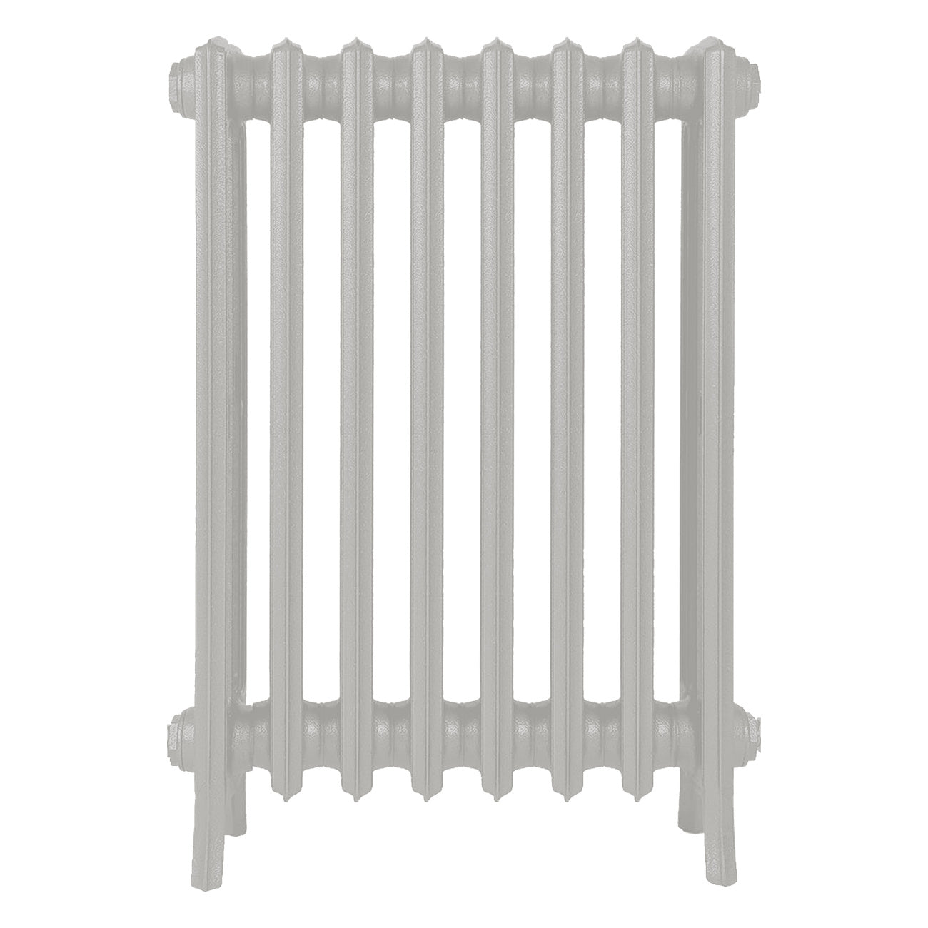 Grace - Pebble Grey Cast Iron Column Radiator H700mm x W514mm 4 Column - Wall Hung