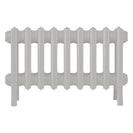 Grace - Pebble Grey Cast Iron Column Radiator H300mm x W575mm 4 Column - Wall Hung